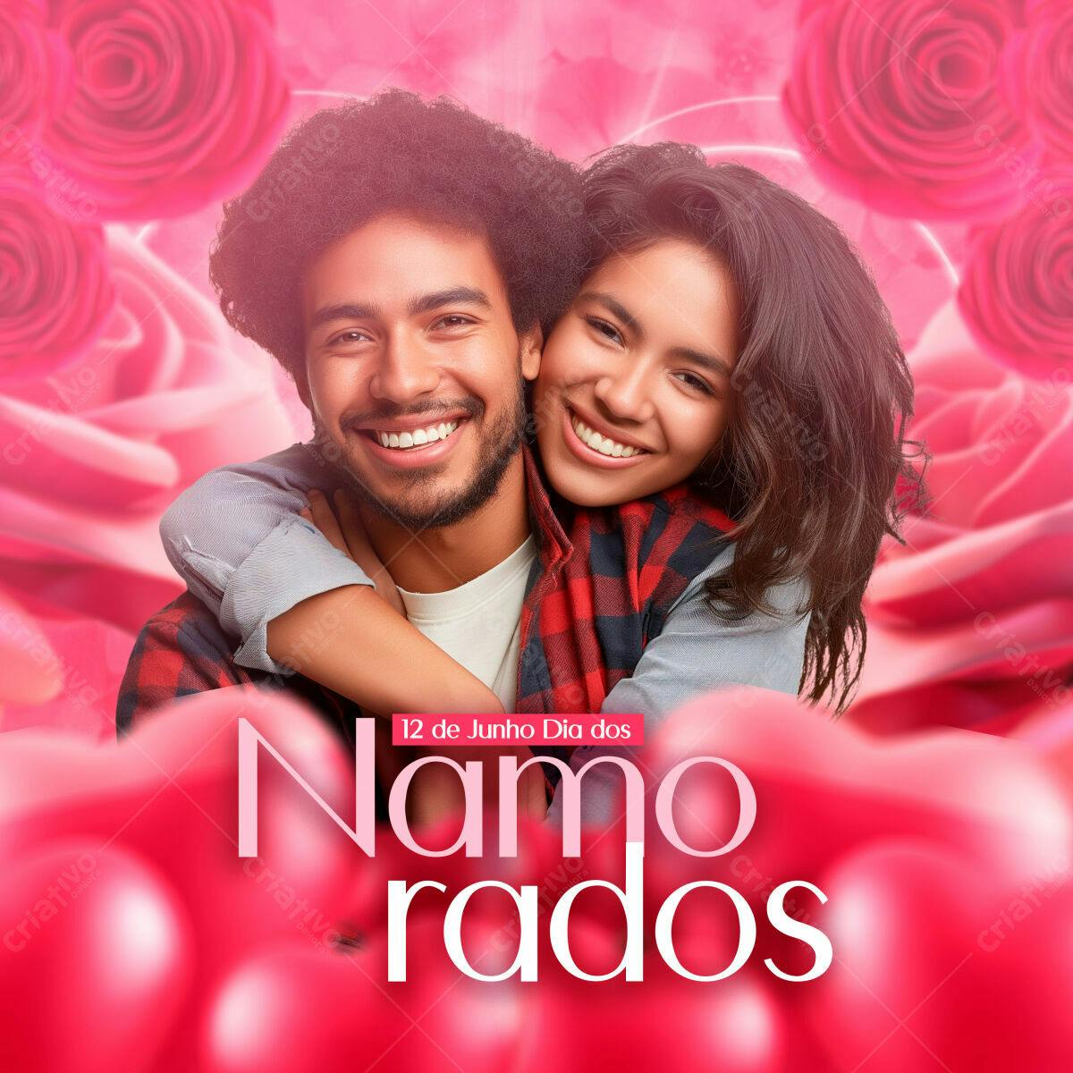 Flyer Dia dos Namorados PSD Editável