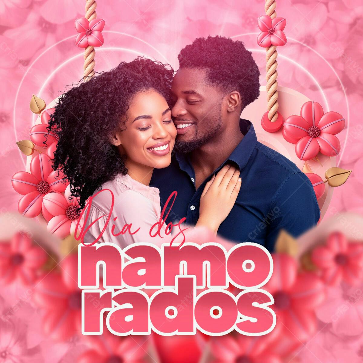 Flyer Dia dos Namorados PSD Editável