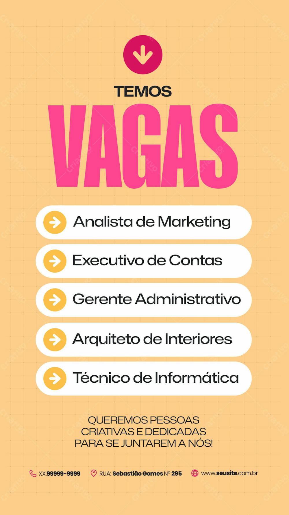 02 Anúncio Para Empresa Para Temos Diversas Vagas Esperando Por Você