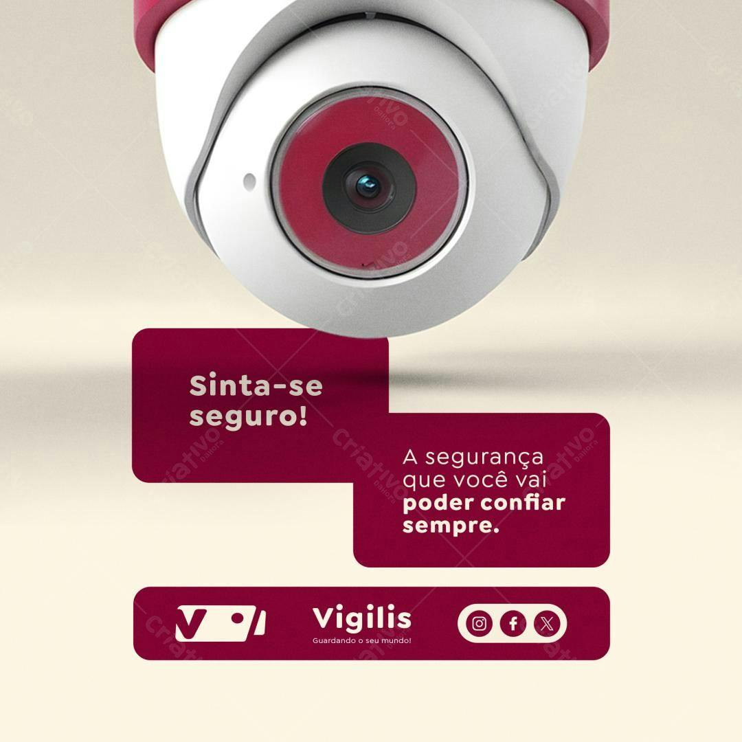 PSD Publicidade Segurança Eletrônica PSD Editável