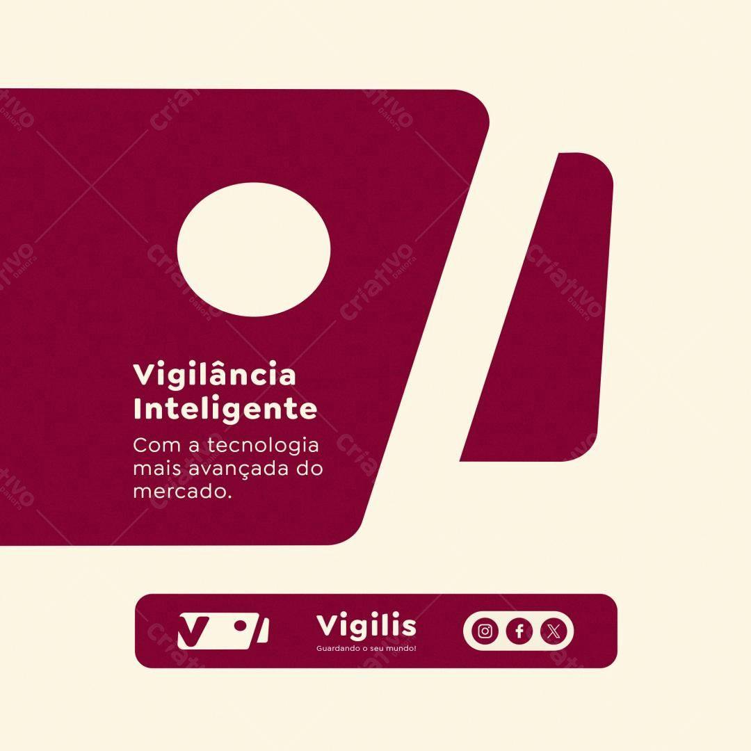 Flyer Segurança Eletrônica PSD Editável