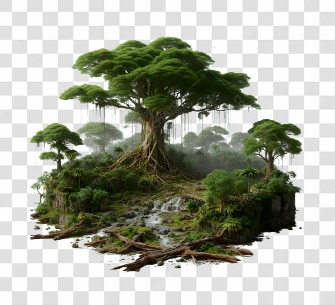 Icone Floresta Tropical PNG com fundo transparente