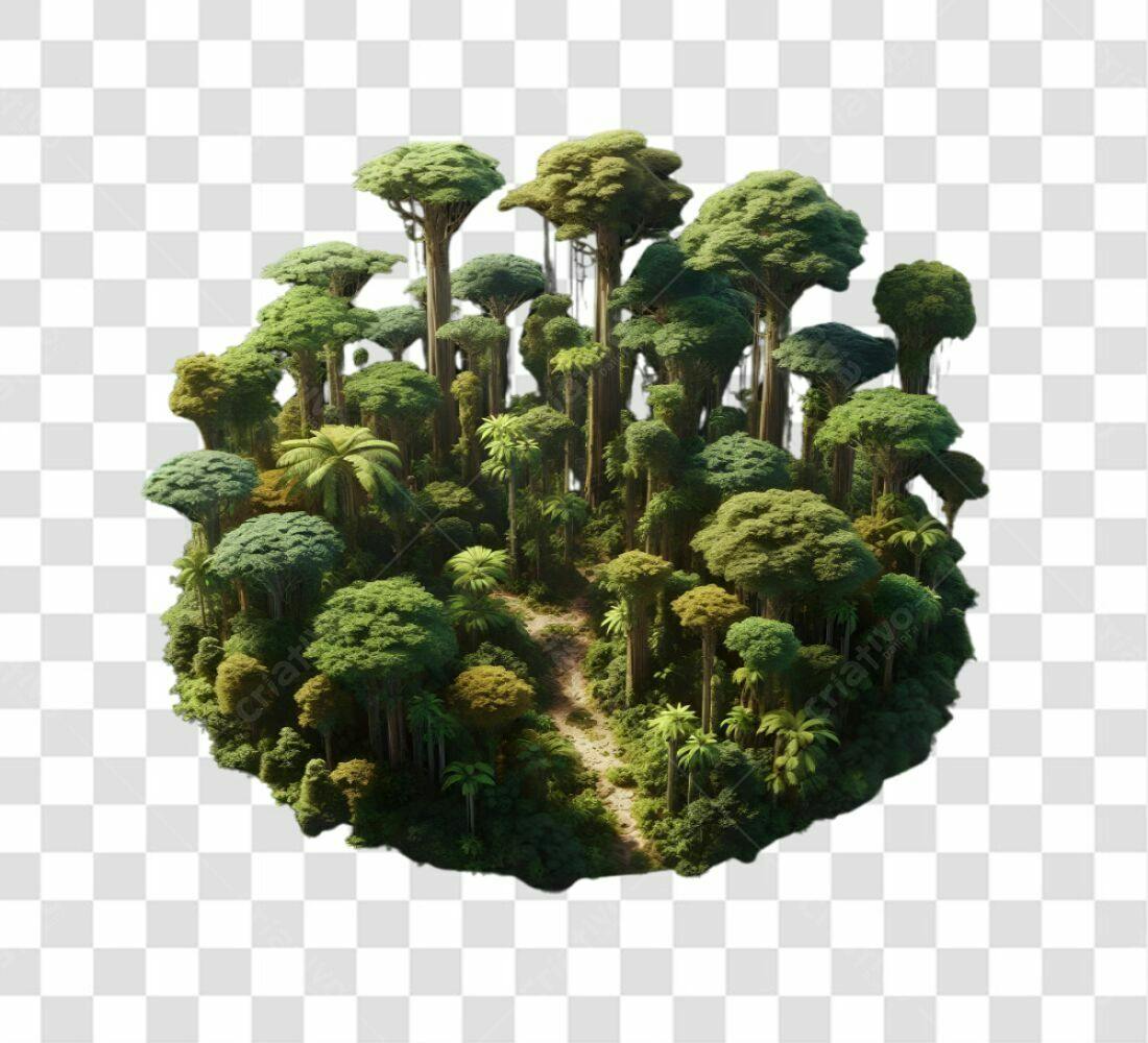 Icone Floresta Tropical PNG com fundo transparente