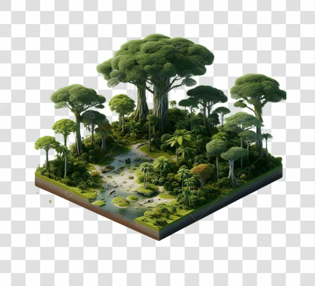 Icone Floresta Tropical PNG com fundo transparente