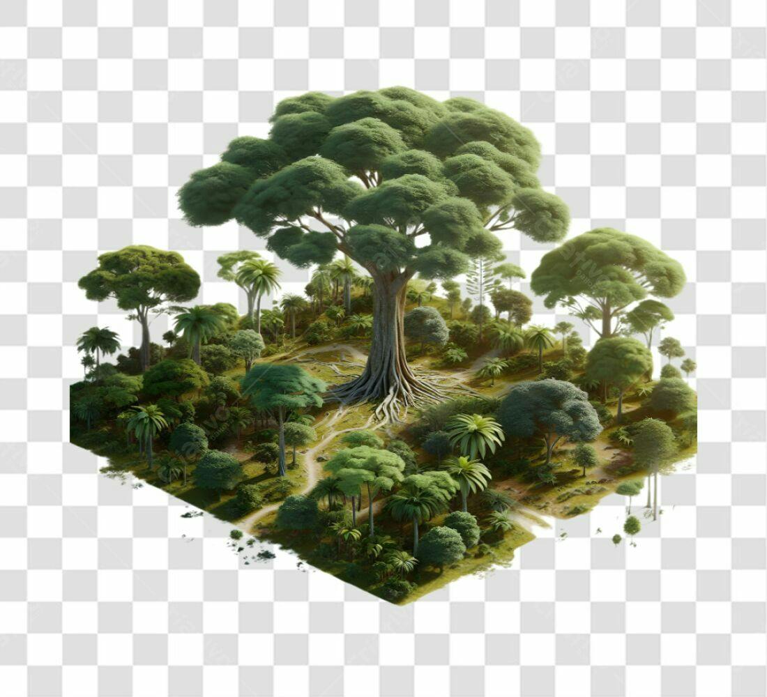 Icone Floresta Tropical PNG com fundo transparente