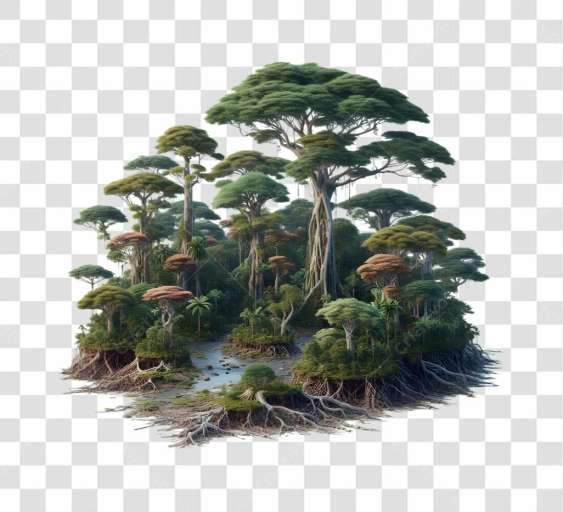 PNG Icone Floresta Tropical com fundo transparente