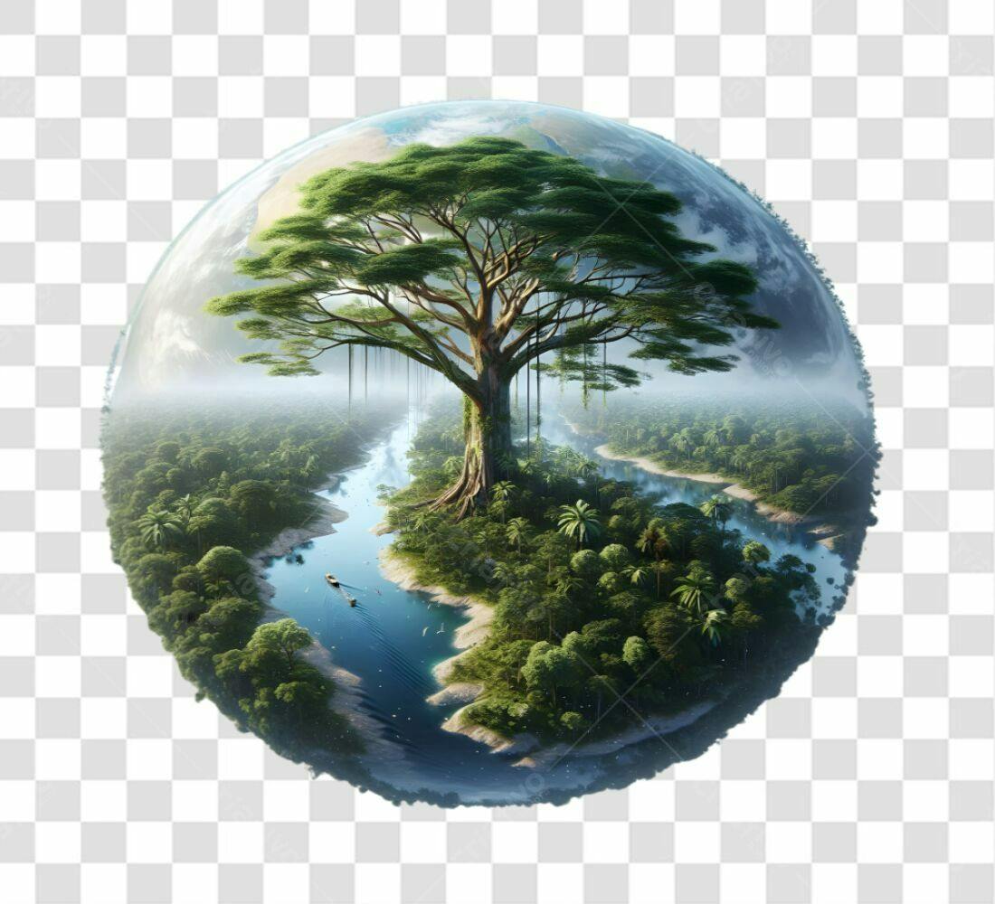 Imagem PNG com fundo transparente Planeta Verde