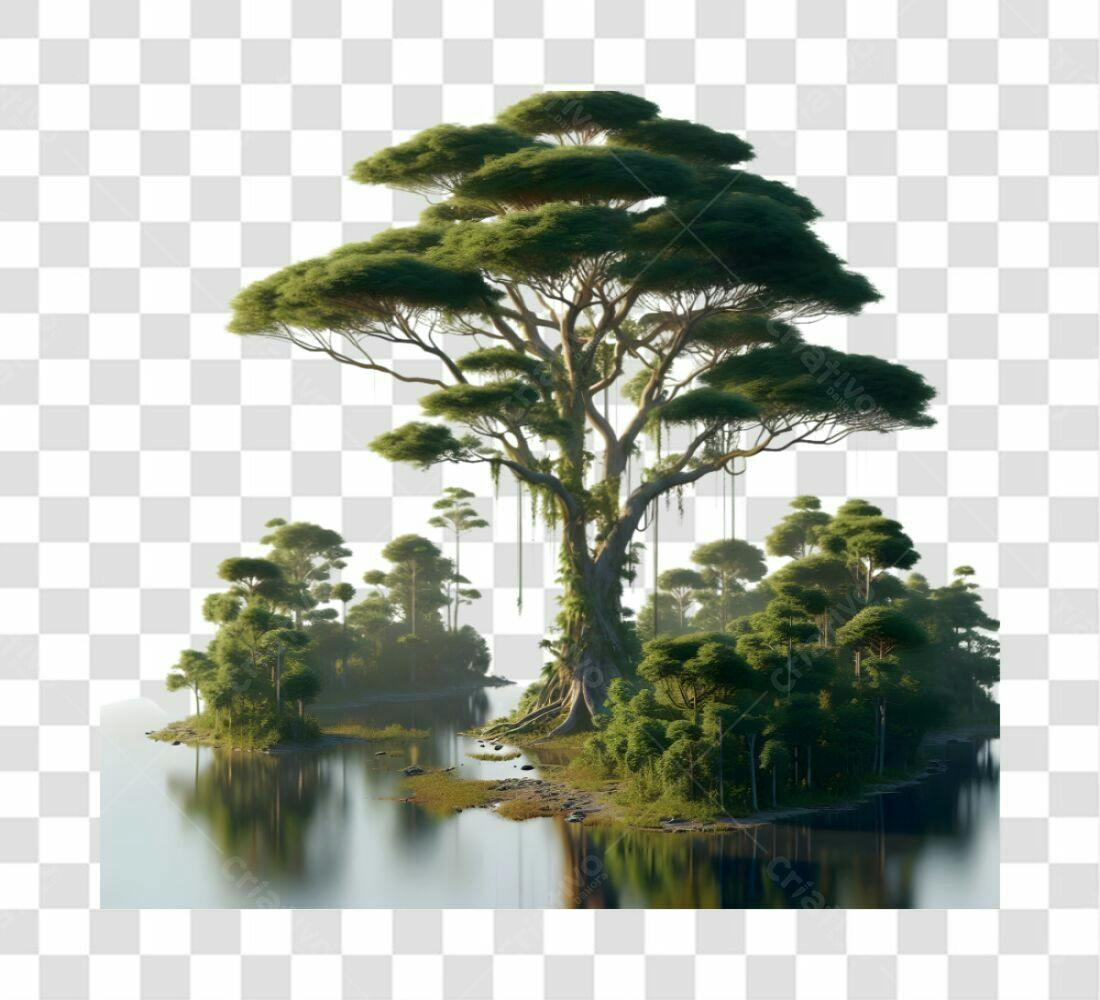 Imagem PNG Ilha Tropical com fundo transparente