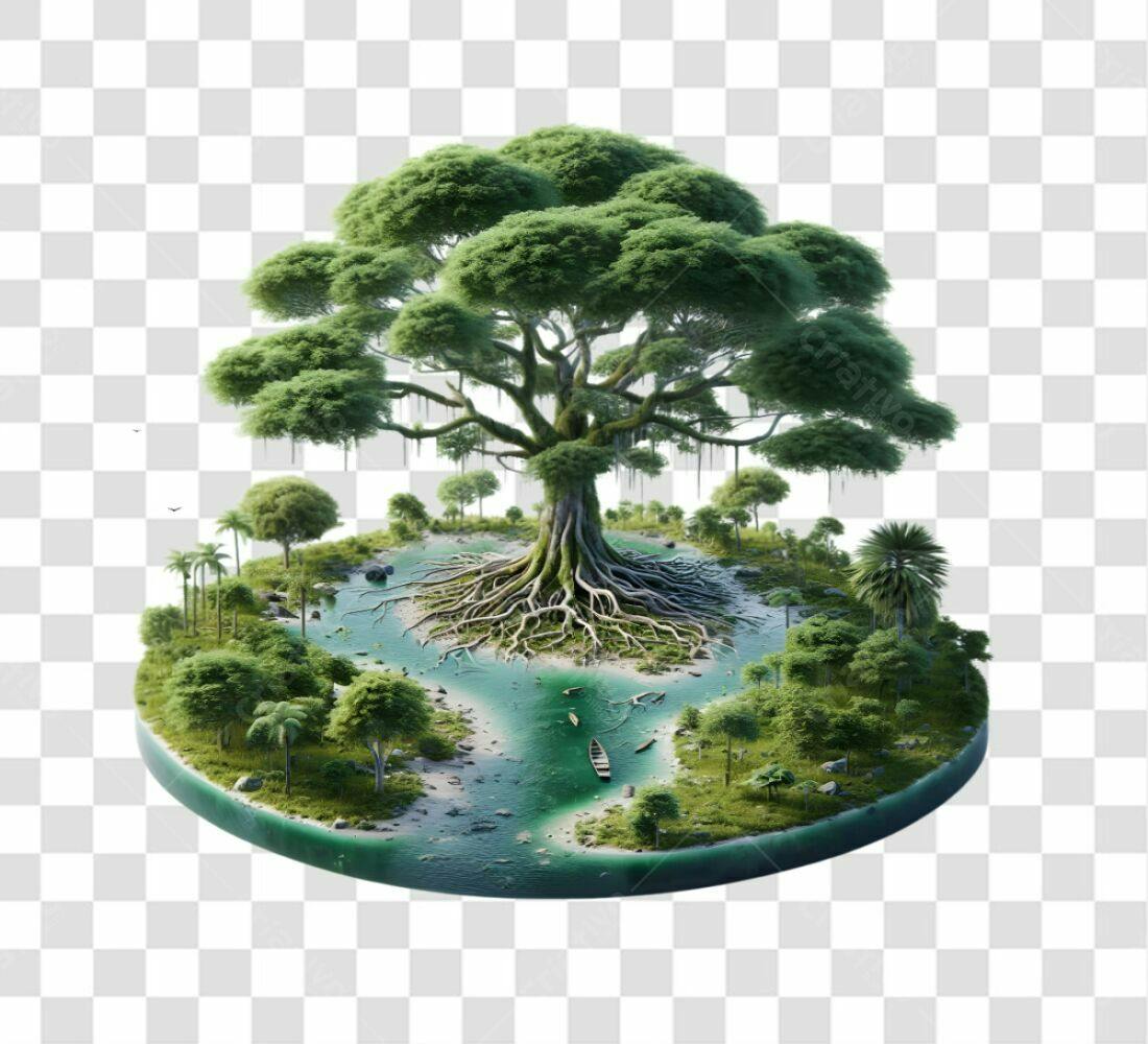 Icone Árvore Gigante PNG com fundo transparente