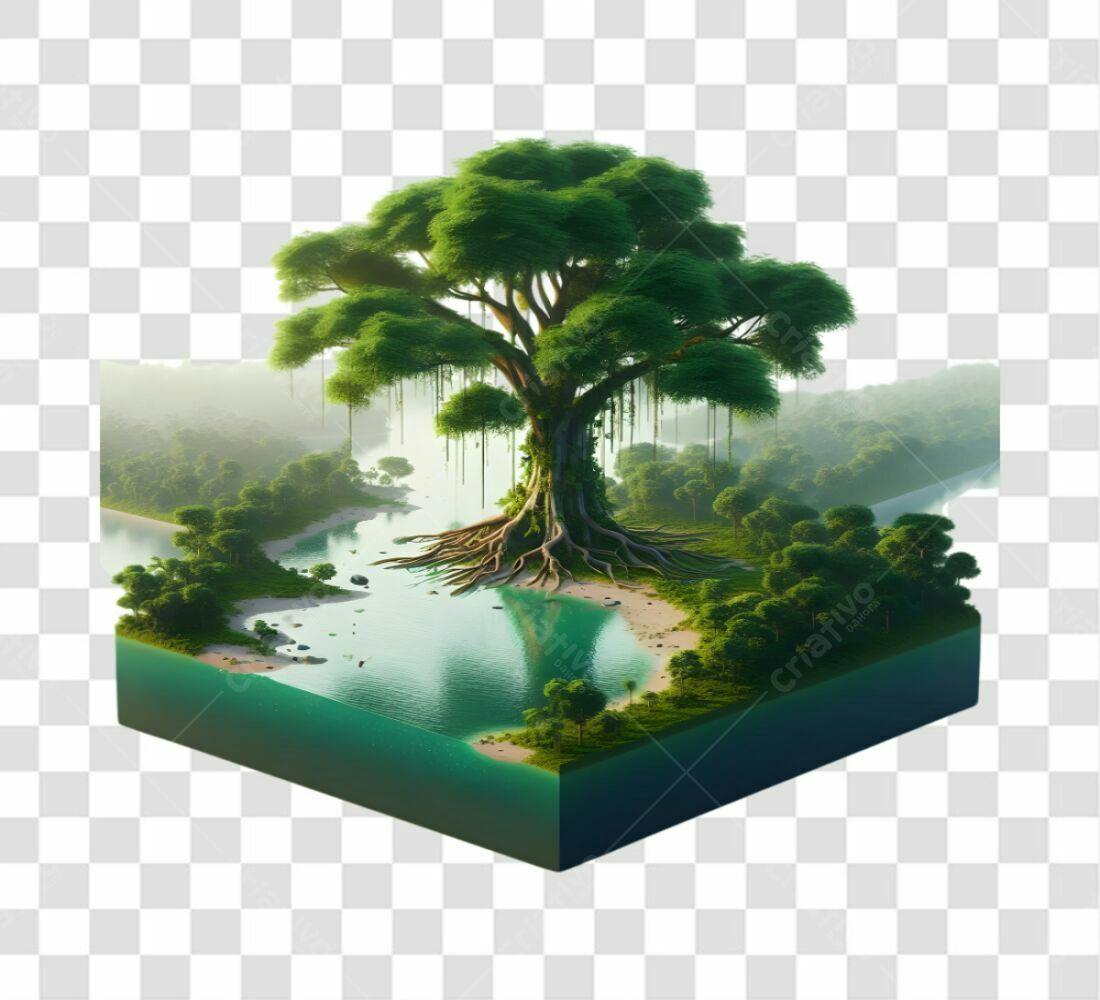 Icone Árvore Gigante PNG com fundo transparente