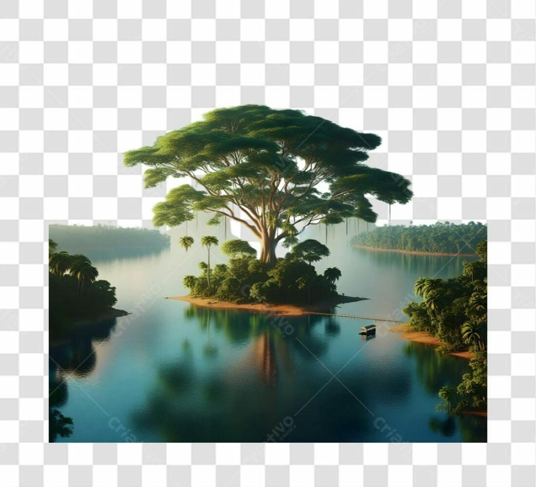 Imagem PNG com fundo transparente Paisagem Tropical Ilha