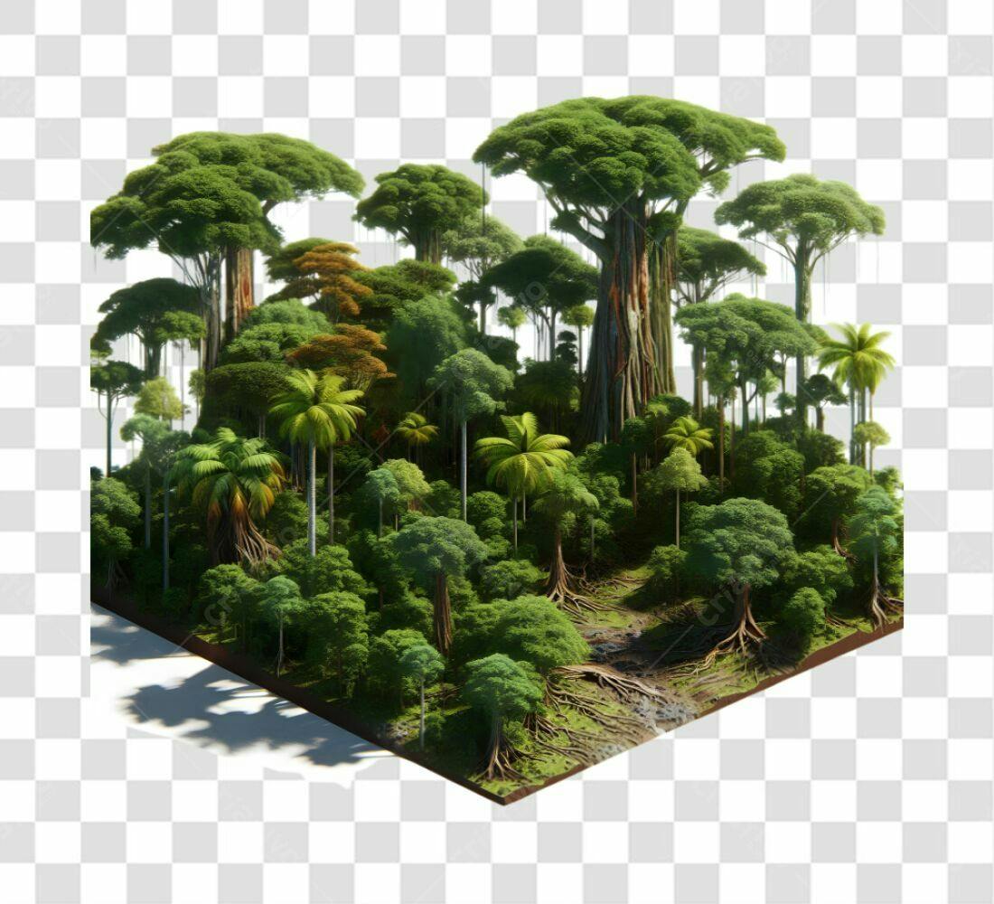 Icone Floresta Tropical PNG com fundo transparente