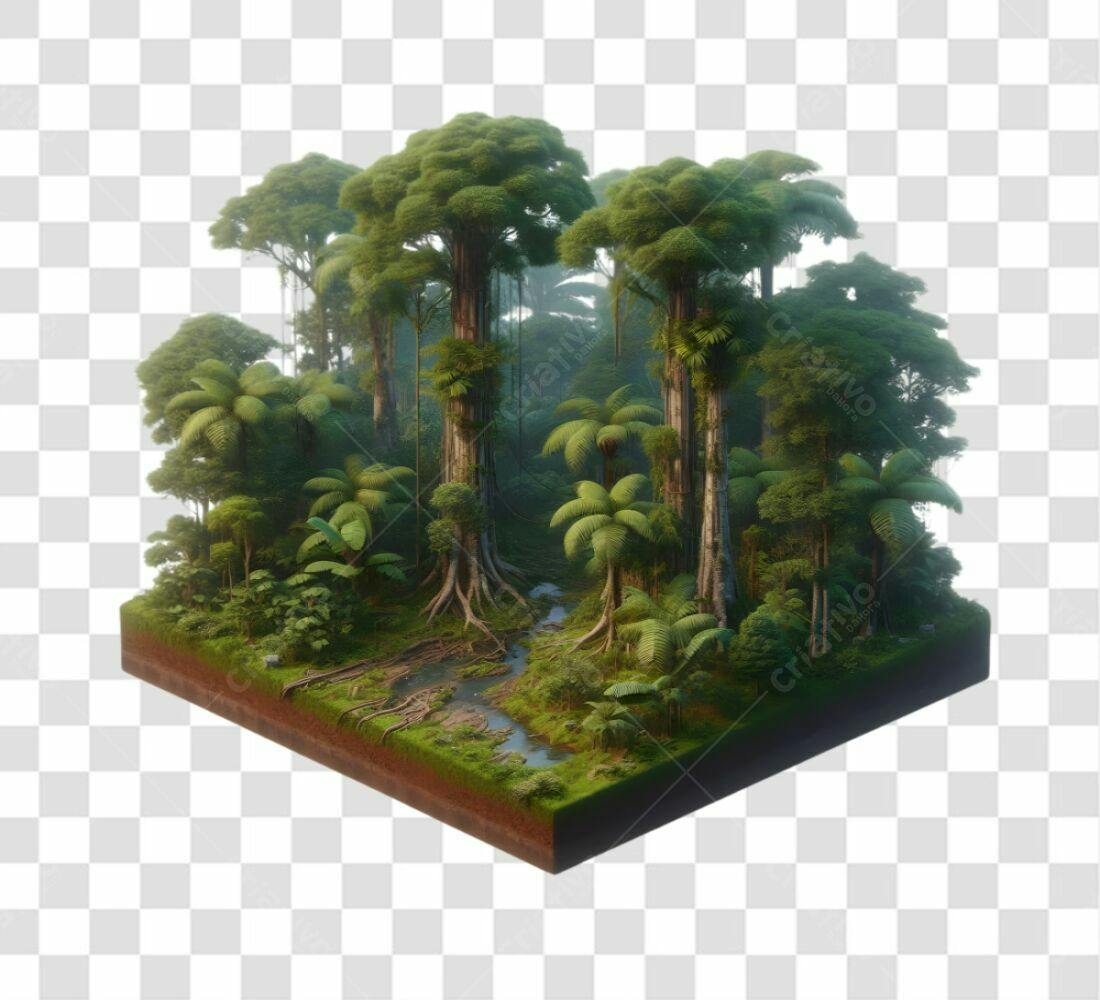 Icone Floresta Tropical PNG com fundo transparente