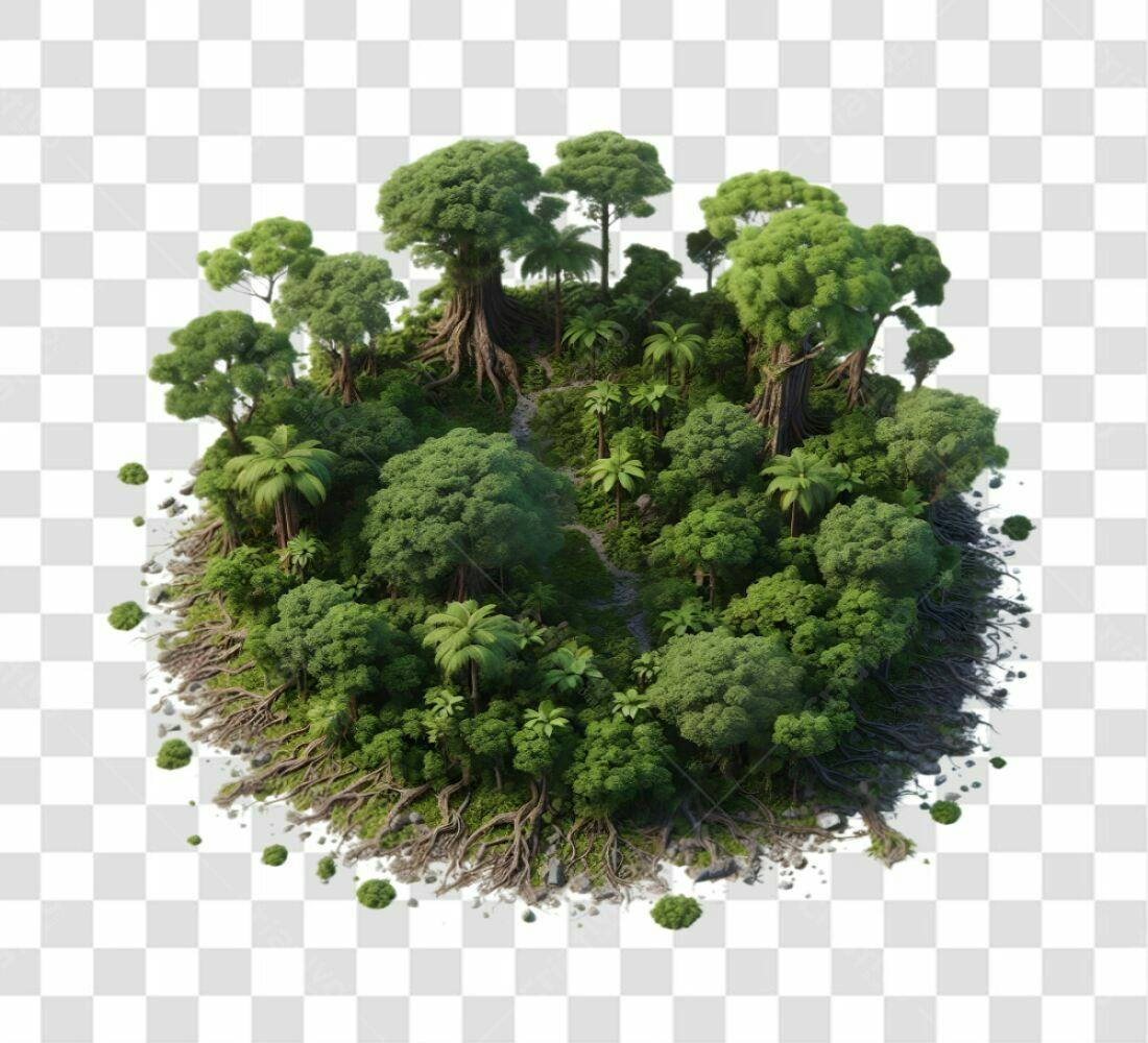Icone Floresta Tropical PNG com fundo transparente