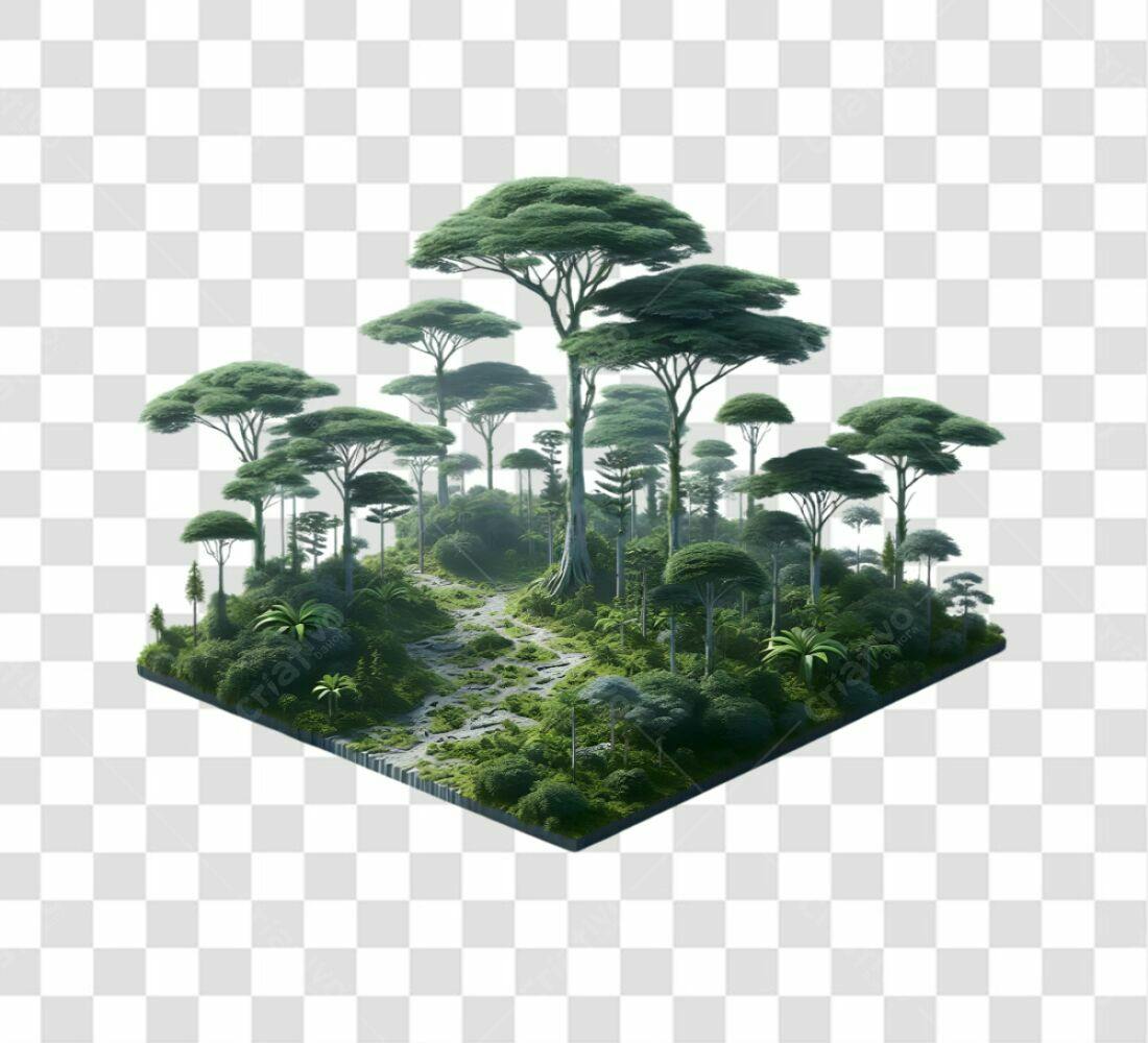 Icone Floresta Tropical PNG com fundo transparente