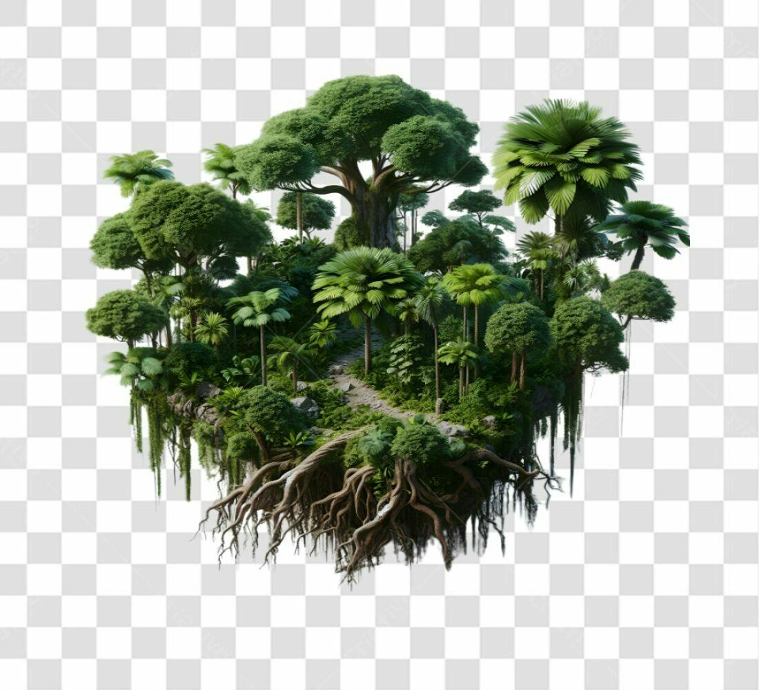 Icone Floresta Tropical PNG com fundo transparente