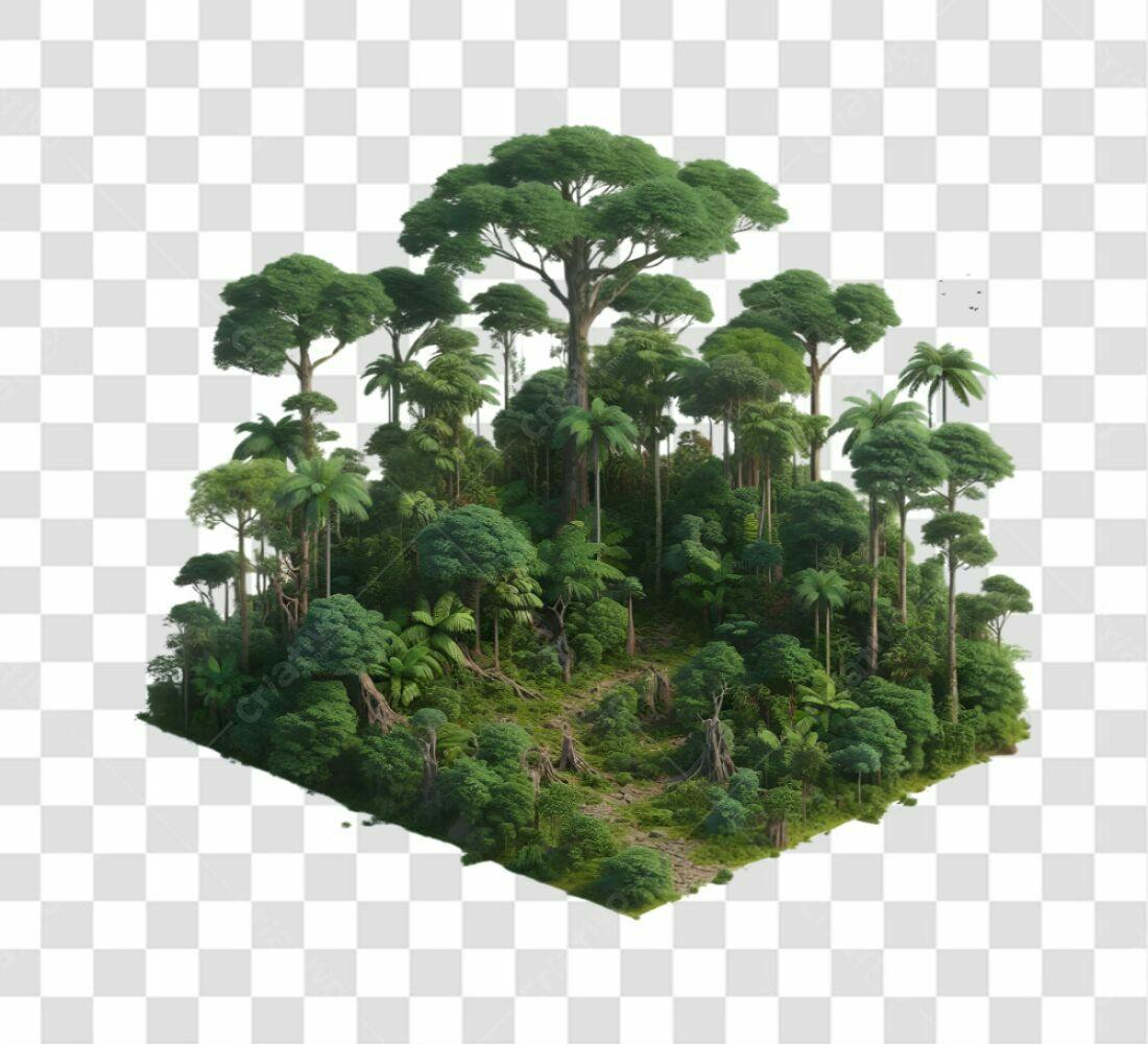 Icone Floresta Tropical PNG com fundo transparente