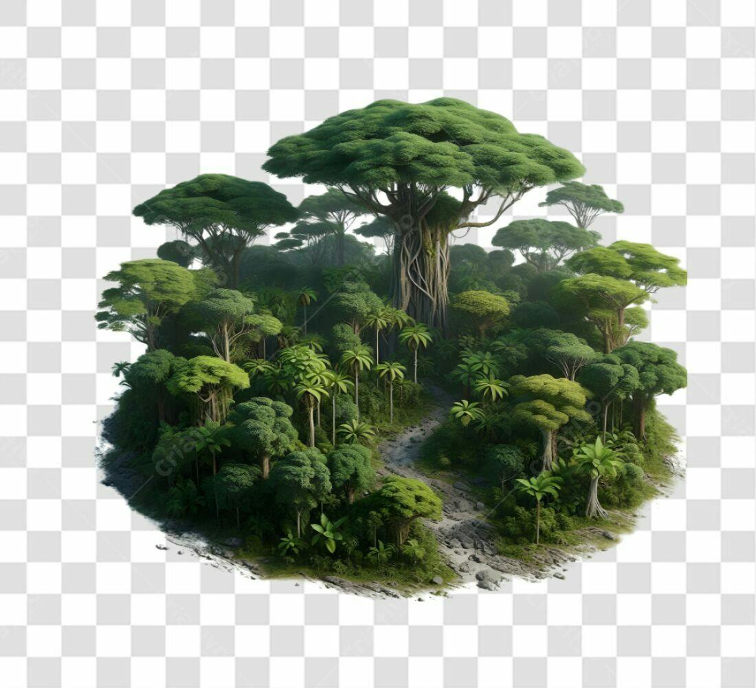 Icone Floresta Tropical PNG com fundo transparente