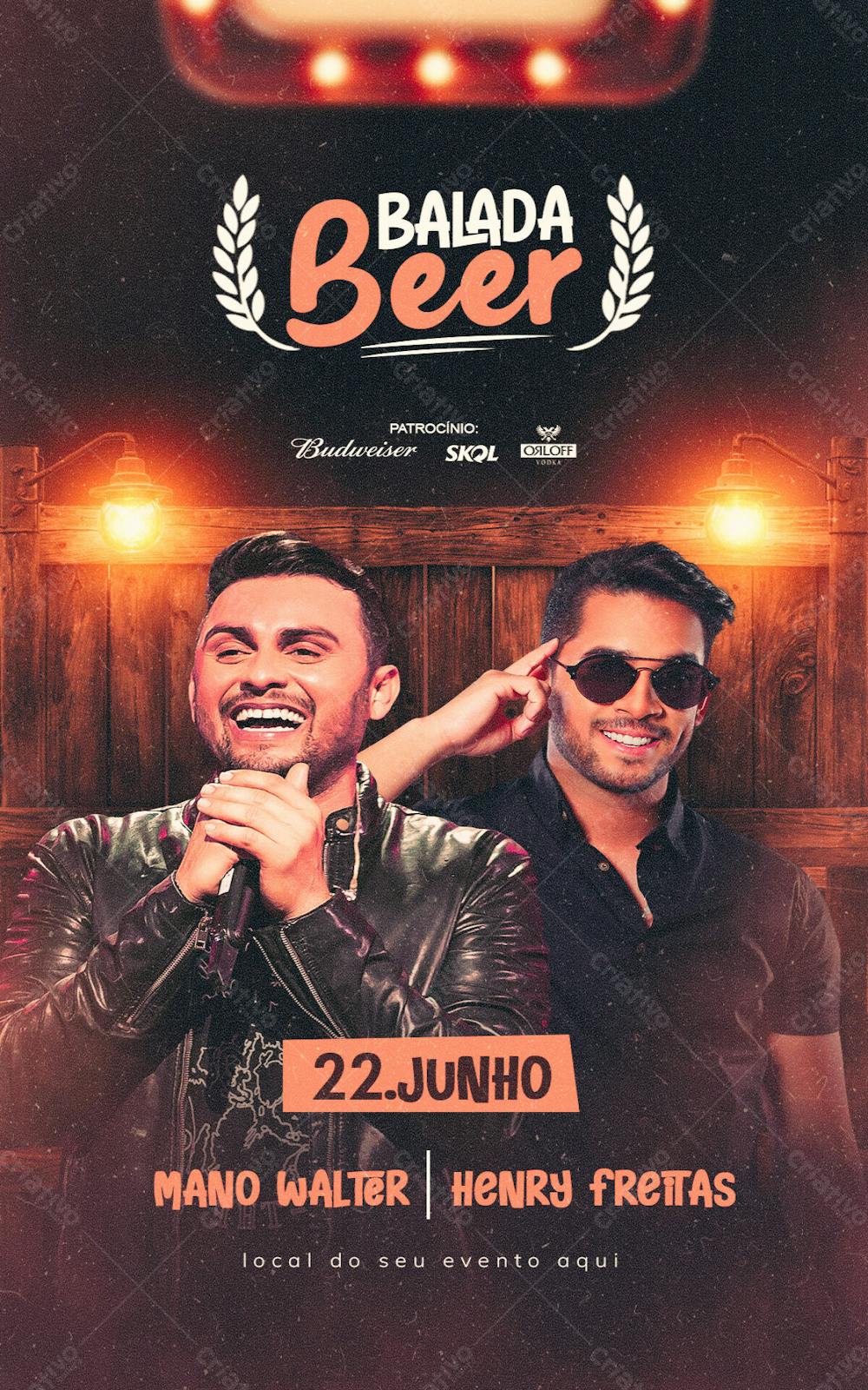 Evento Balada Beer Stories