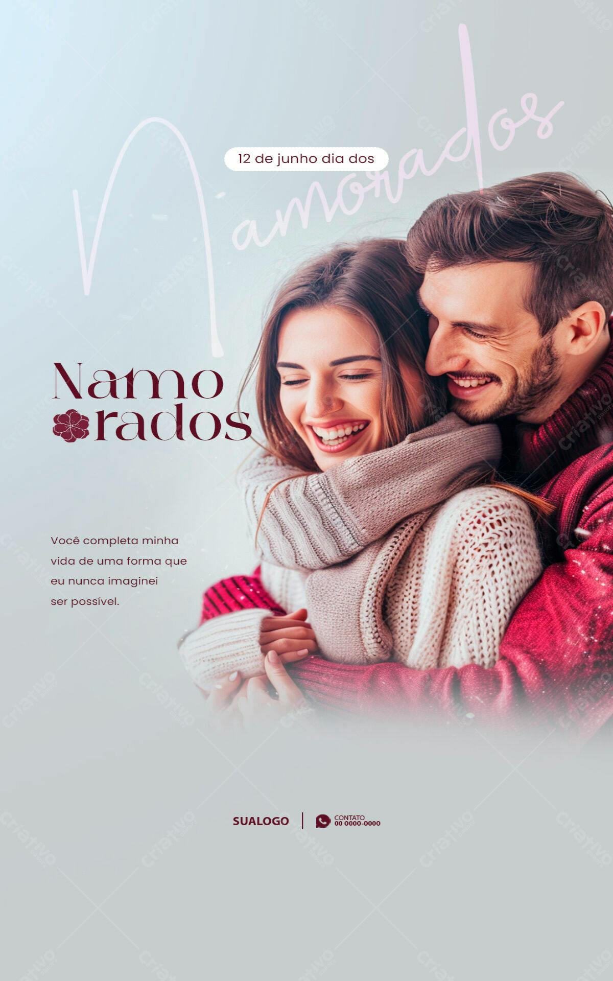 Flyer Dia dos Namorados PSD Editável