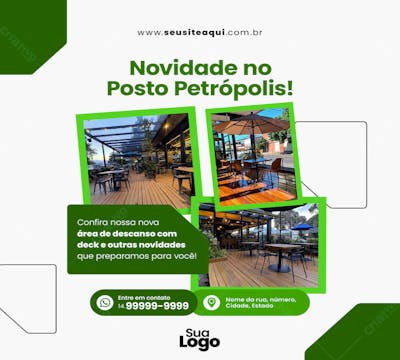 Feed Quadrado Posto De Combustivel