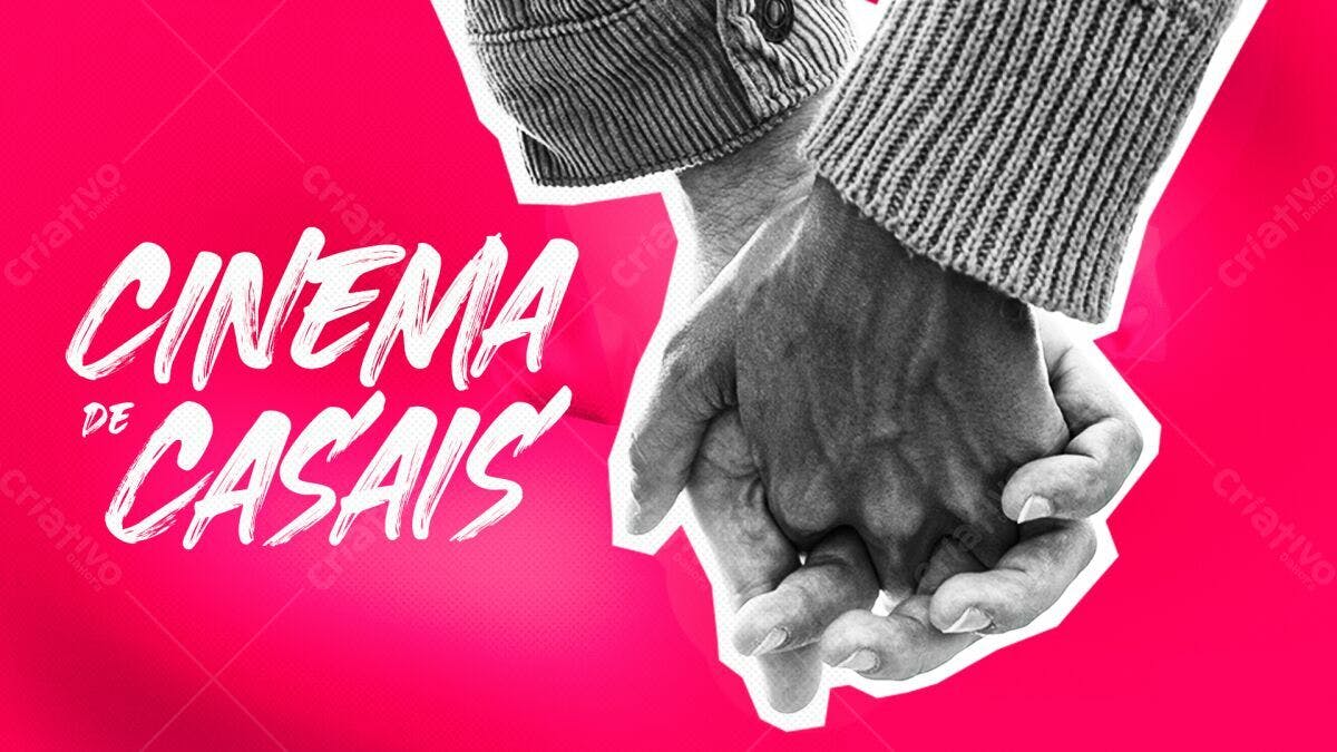 Flyer para Cinema de Casais PSD Editável