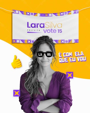 Campanha lara é com ela que eu vou