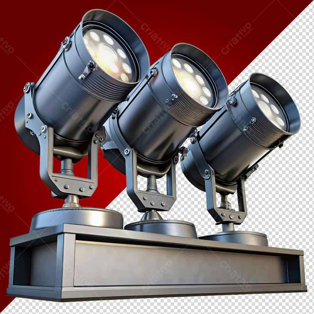 Icone Holofotes para Evento PNG com fundo transparente