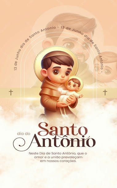 Story dia de santo antonio 13 de junho