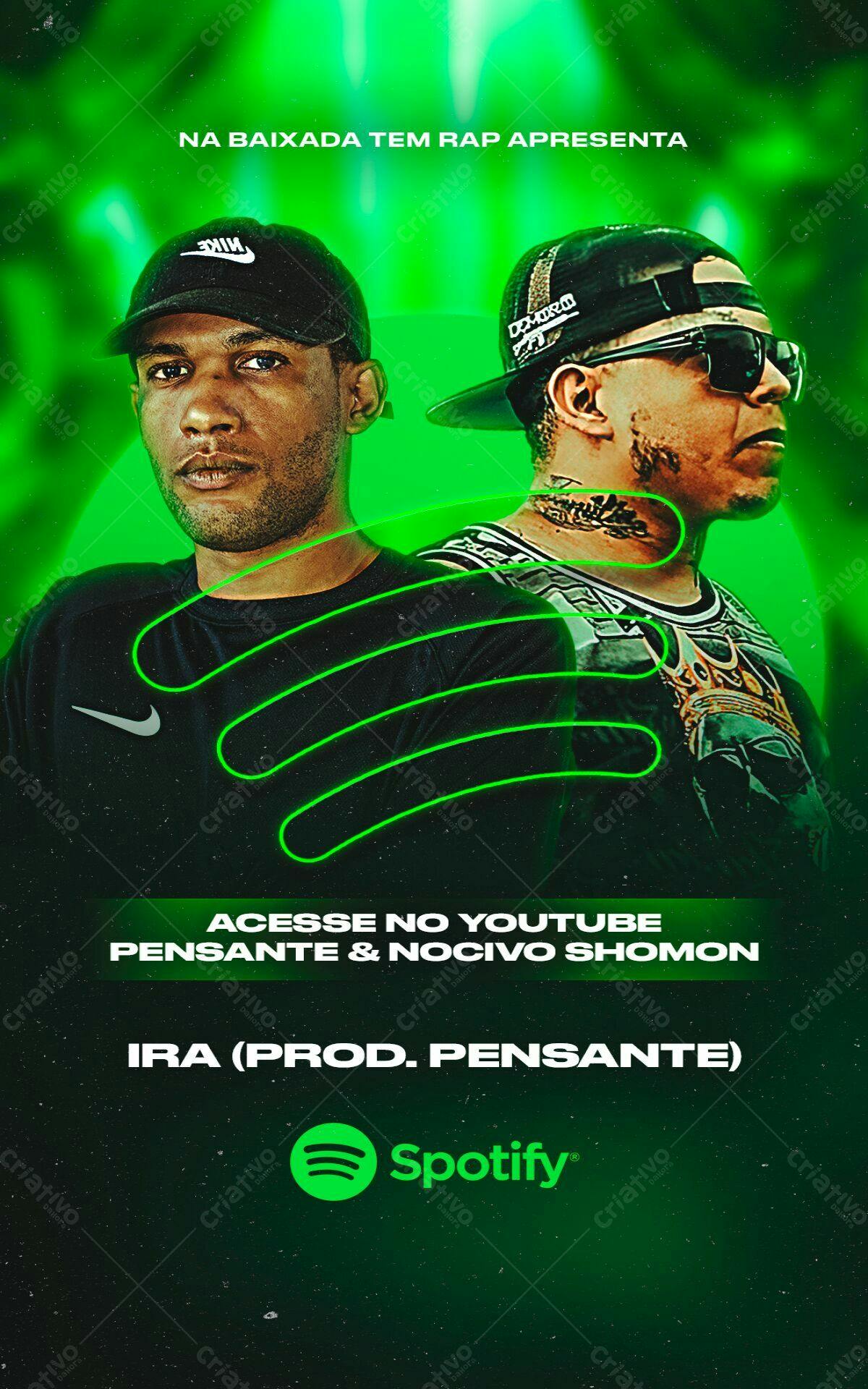 Flyer para Lançamento Musical PSD Editável