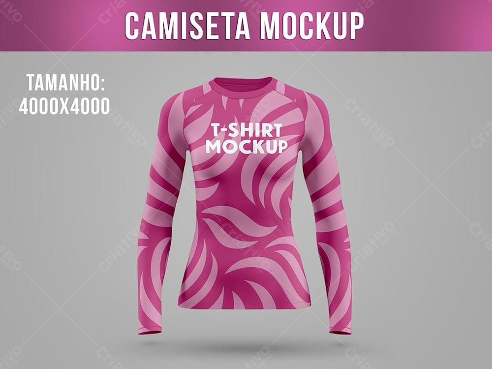 Camiseta Mockup Feminina