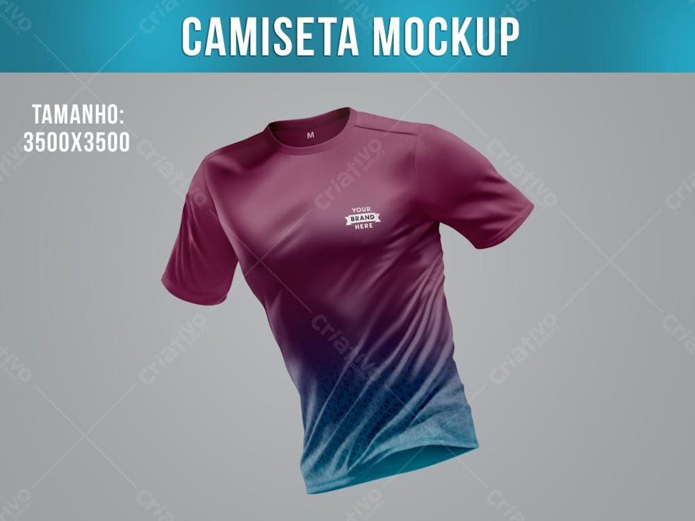 Camiseta Mockup Masculina