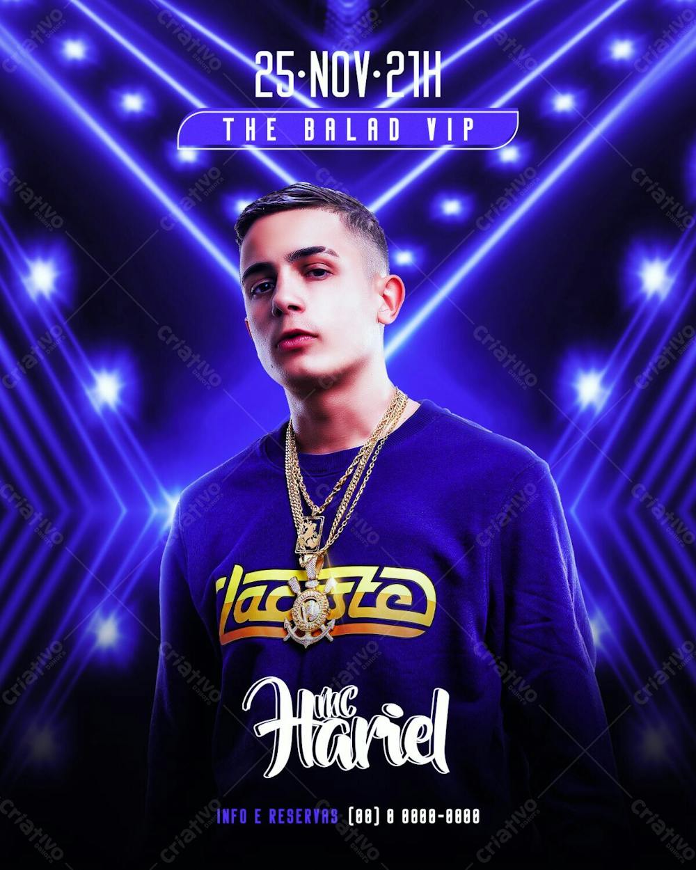 Flyer Artista Mc Hariel