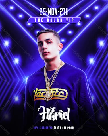 Flyer artista mc hariel