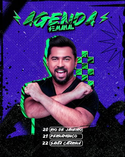 Flyer Artista Xand Avião