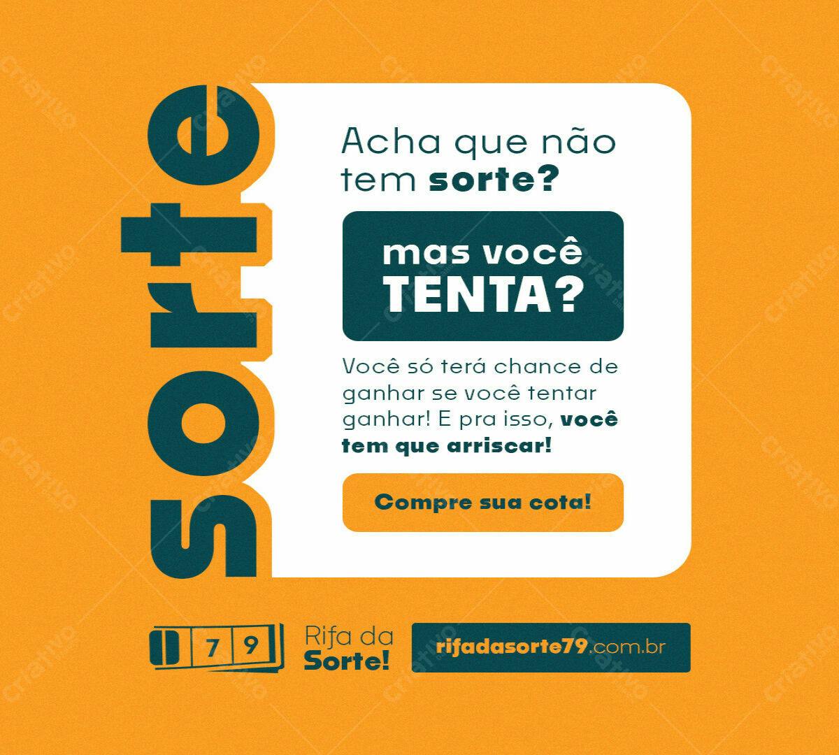 Flyer para Rifa PSD Editável