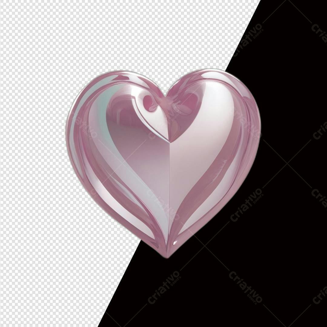 Icone Dia dos Namorados Rosa PNG com fundo transparente