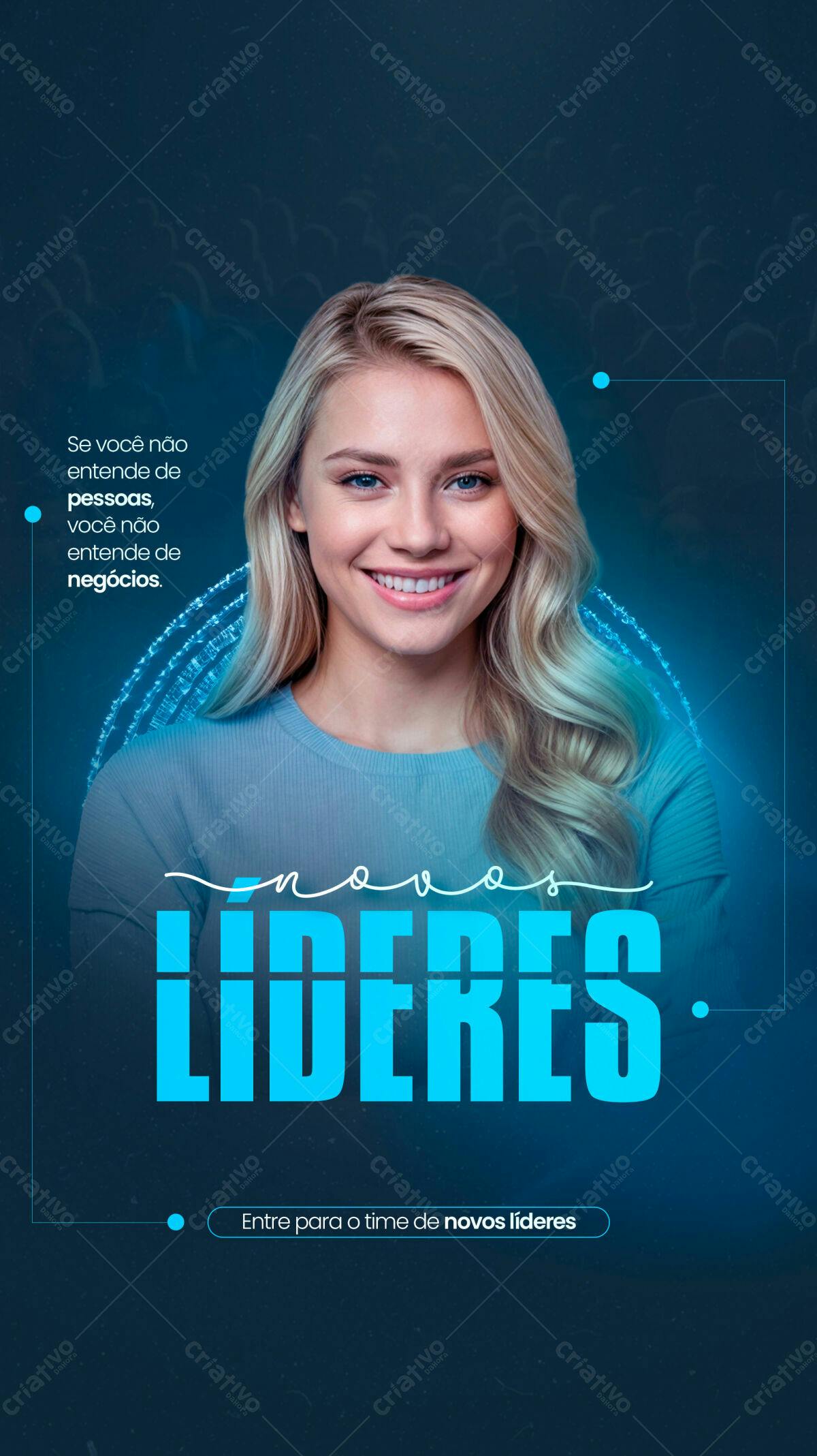 Postagem para Recrutamento de Novos Líderes PSD Editável