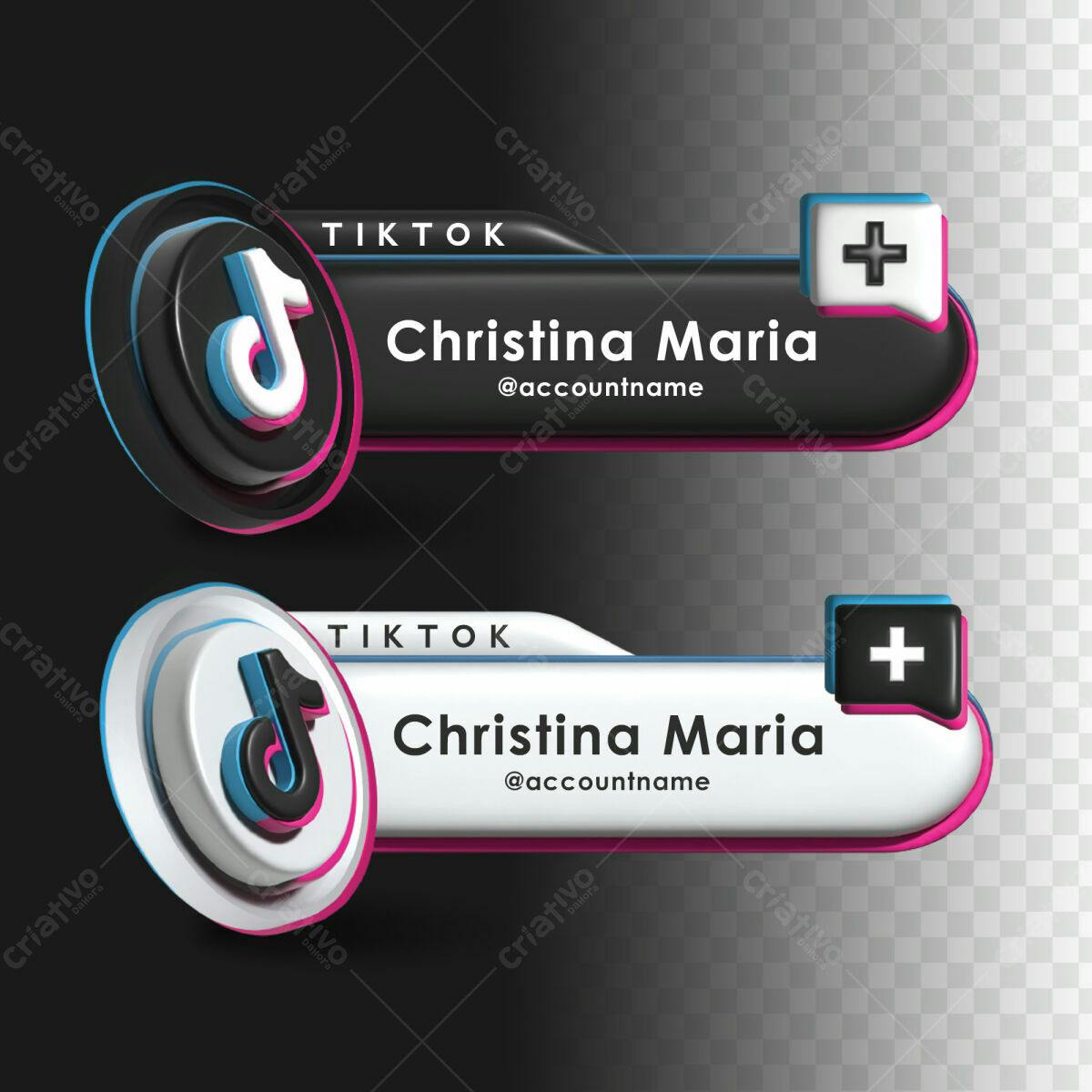 Banner TikTok PSD Editável
