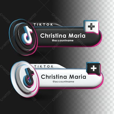 Ícone E Maquete Do Aplicativo Tik Tok