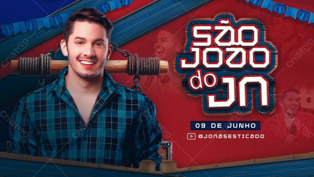 Banner São João do JN PSD Editável