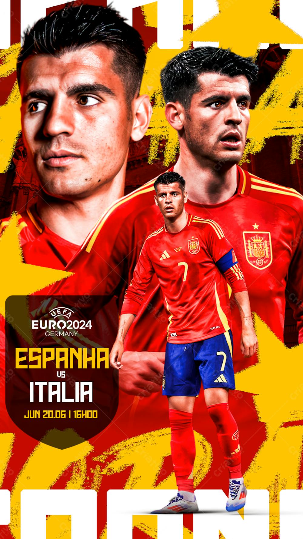 Flyer Matchday Morata Espanha