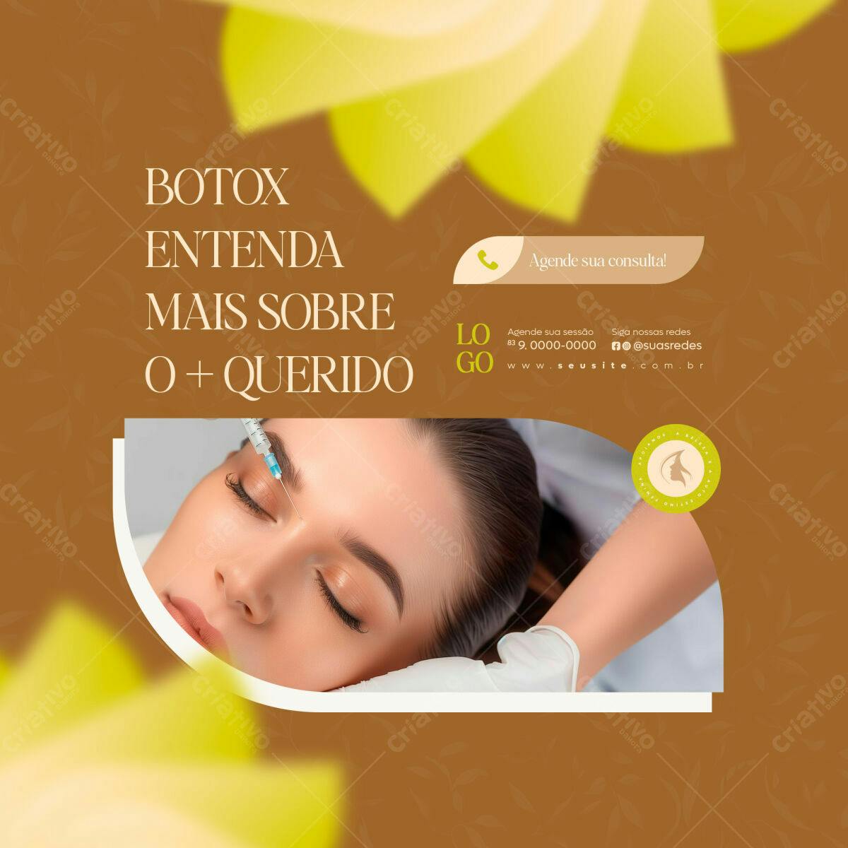 Flyer Botox - Entenda Mais Sobre o + Querido PSD Editável