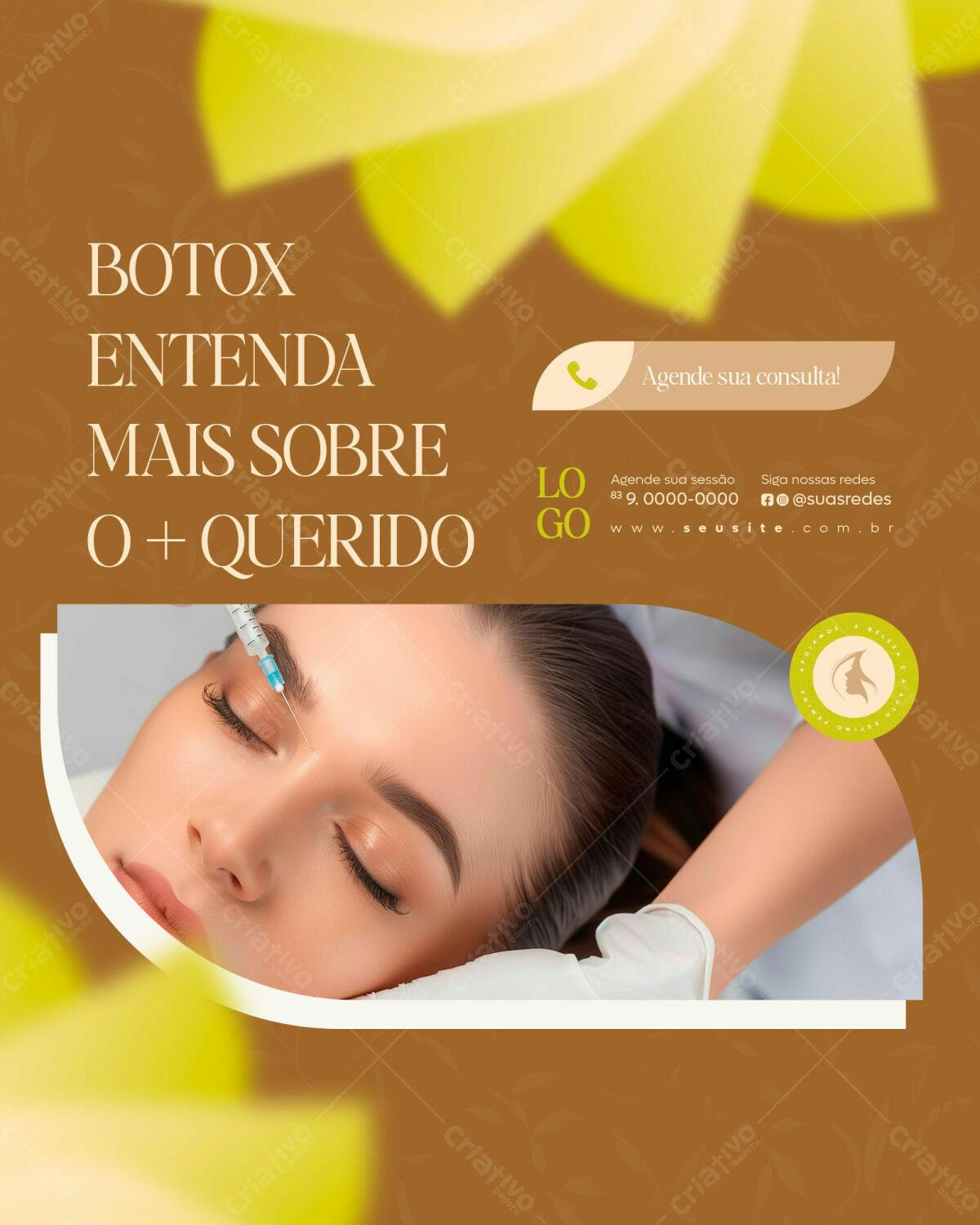Flyer Botox PSD Editável