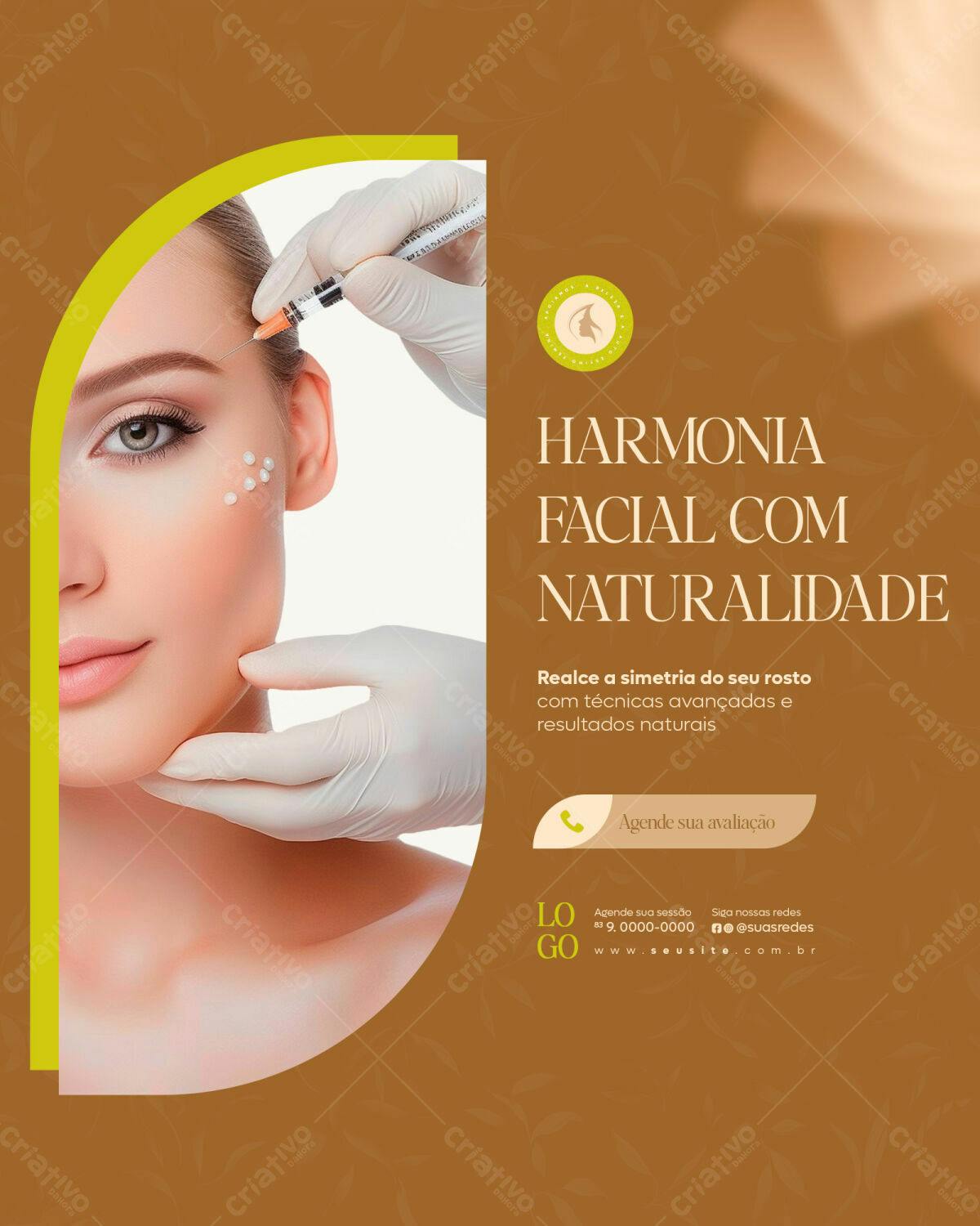 Flyer para Clínica de Estética PSD Editável
