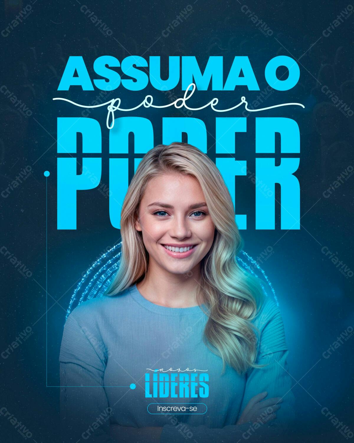 Post para Mulheres Líderes PSD Editável