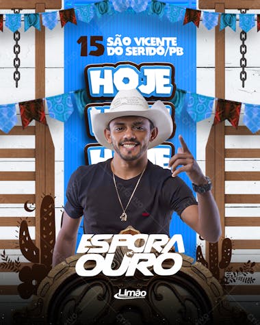 Hoje são joão espora de ouro