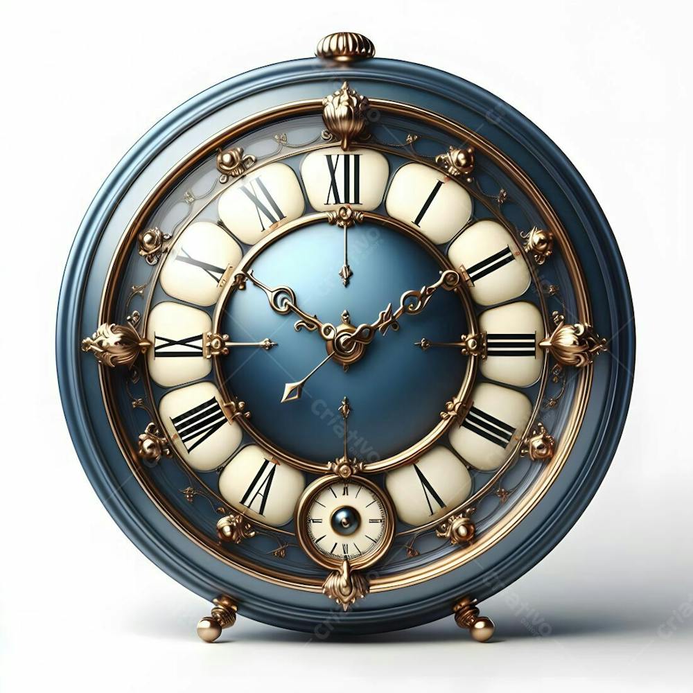 Relógio Matinal Vintage Morning Clock Neon Icon 3D 2D Retrô Néon Icone Elemento