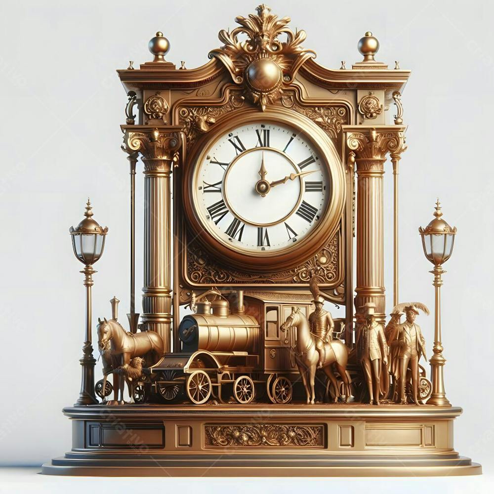 Relógio Matinal Vintage Morning Clock Neon Icon 3D 2D Retrô Néon Icone Elemento