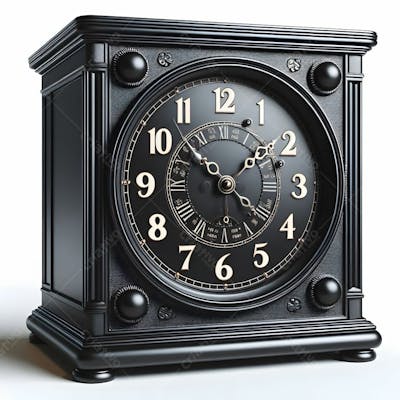 Relógio Matinal Vintage Morning Clock Neon Icon 3D 2D Retrô Néon Icone Elemento